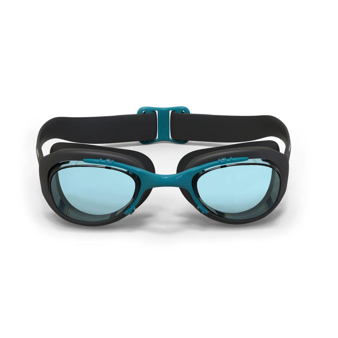 Goggles de natación con cristales claros negro y azul unitalla Xbase - Image 3