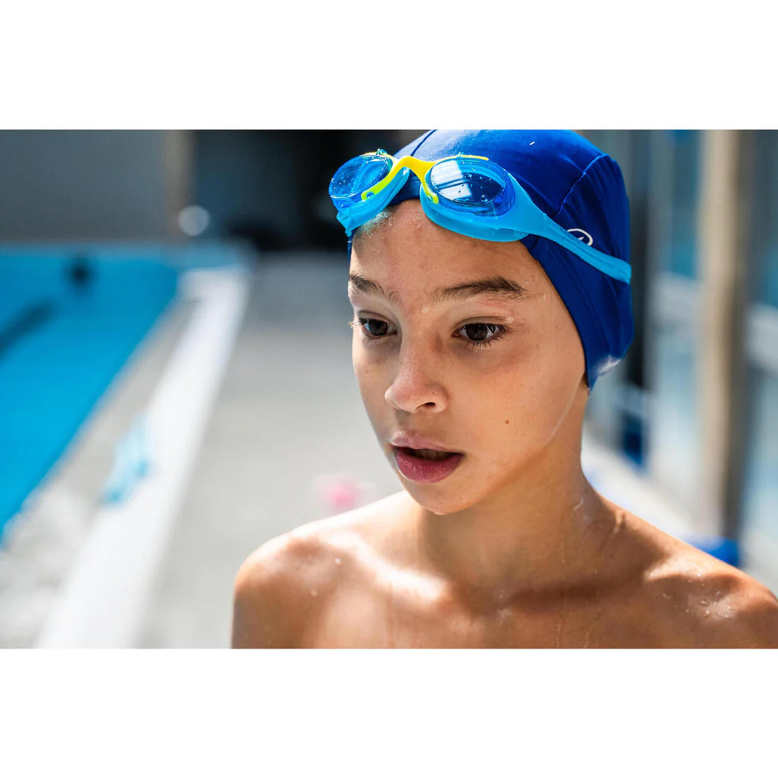 Goggles de natación con cristales claros rosa y para niños Xbase - Image 11