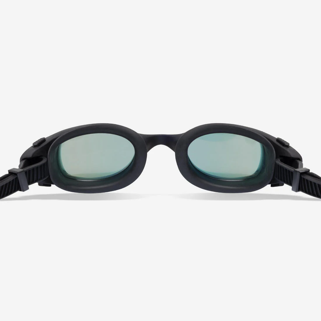 Goggles de natación negros con cristales de espejo naranjas Spirit - Image 11