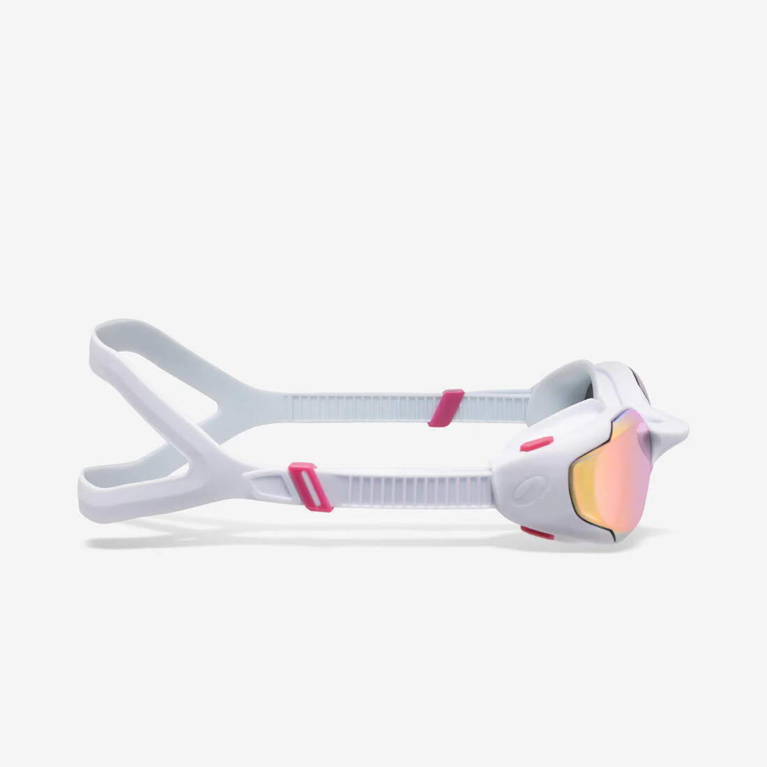 Goggles de natación negros con cristales de espejo naranjas Spirit - Image 14