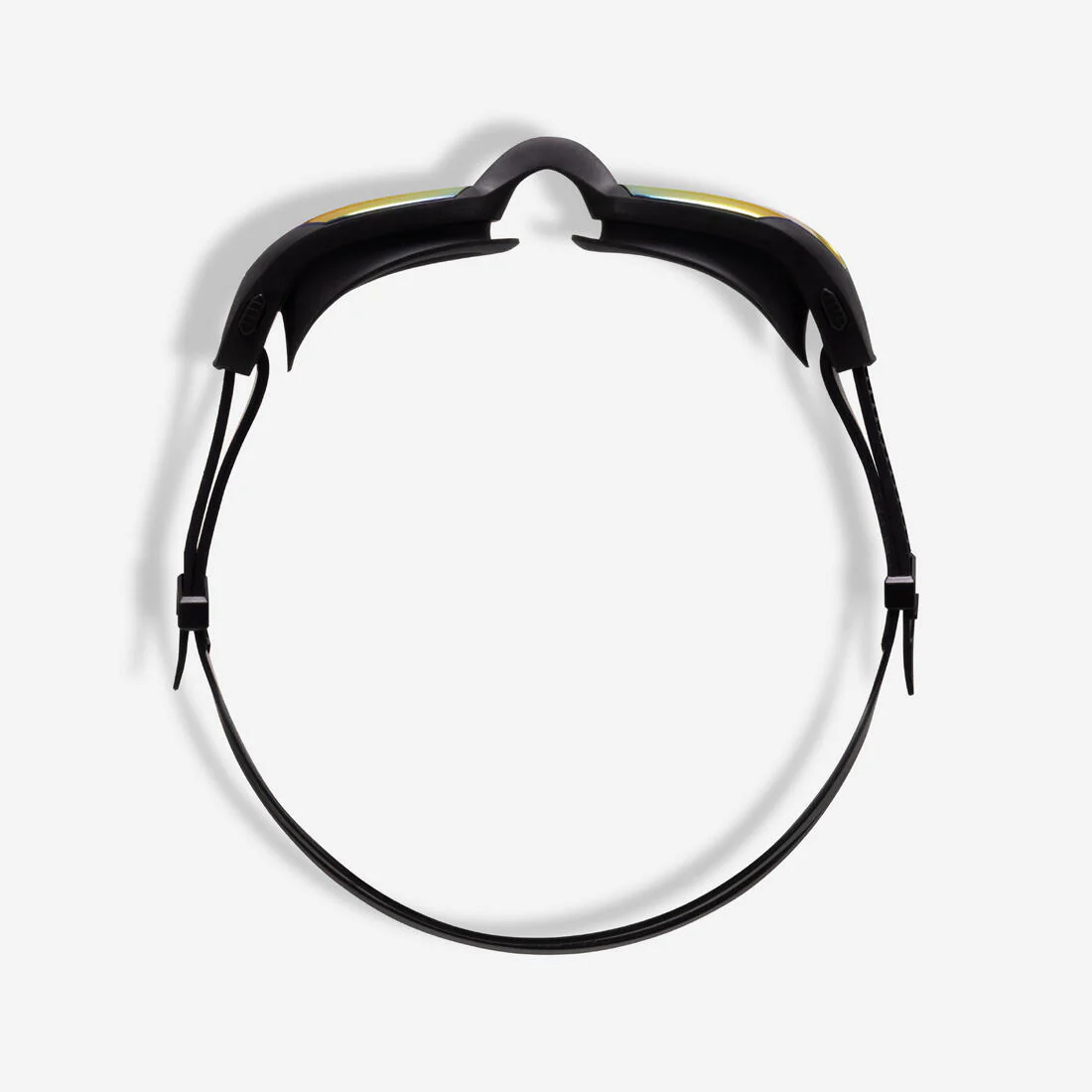 Goggles de natación negros con cristales de espejo naranjas Spirit - Image 19