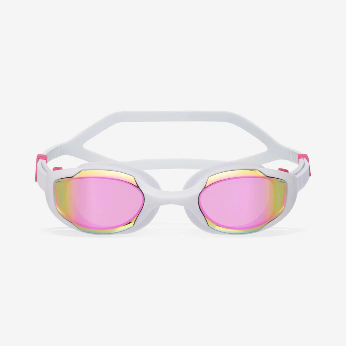 Goggles de natación negros con cristales de espejo naranjas Spirit - Image 7