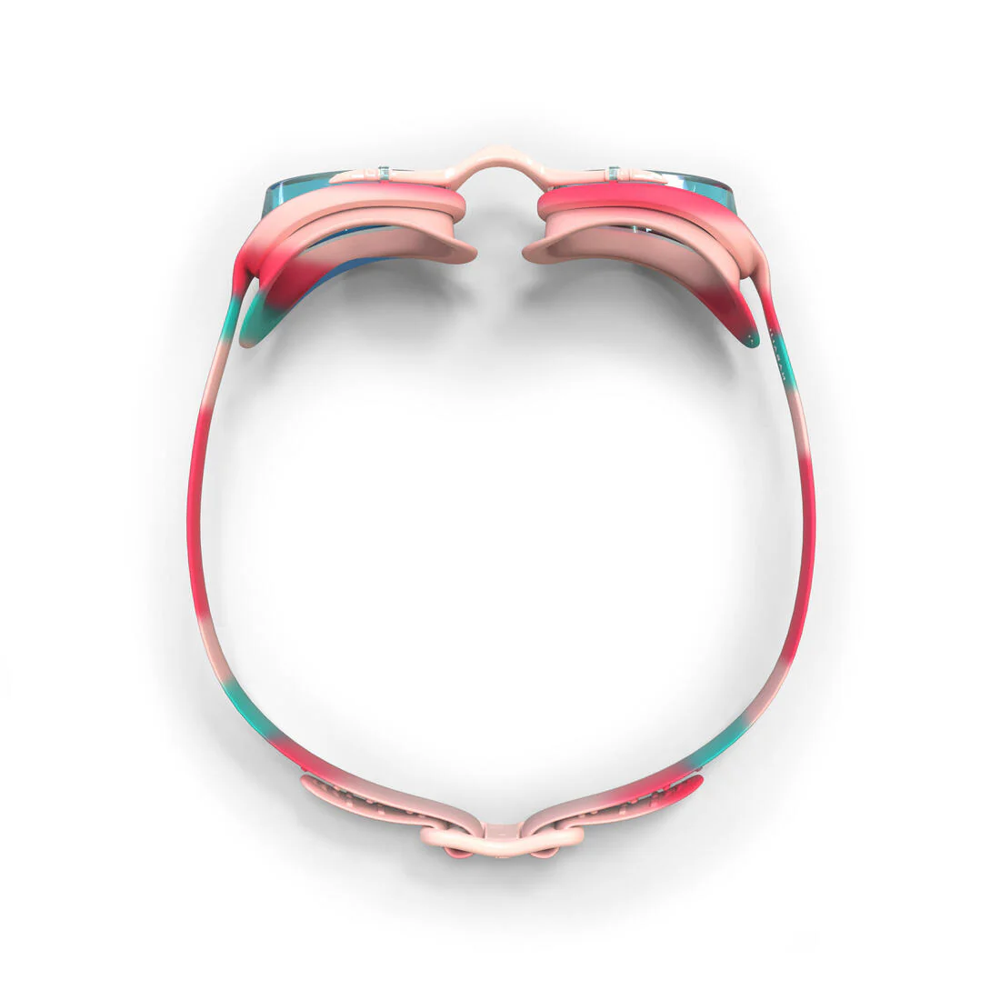 Goggles de natación rosa con azul con cristales tintados azules para niños Xbase - Image 10