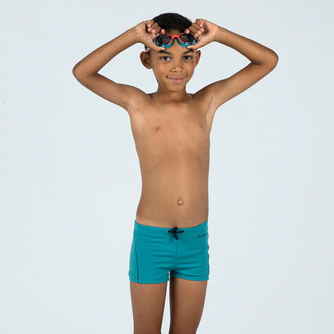 Goggles de natación rosa con azul con cristales tintados azules para niños Xbase - Image 11
