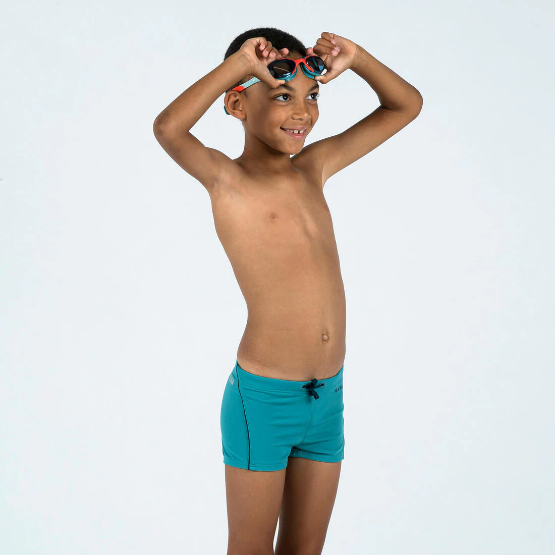 Goggles de natación rosa con azul con cristales tintados azules para niños Xbase - Image 13