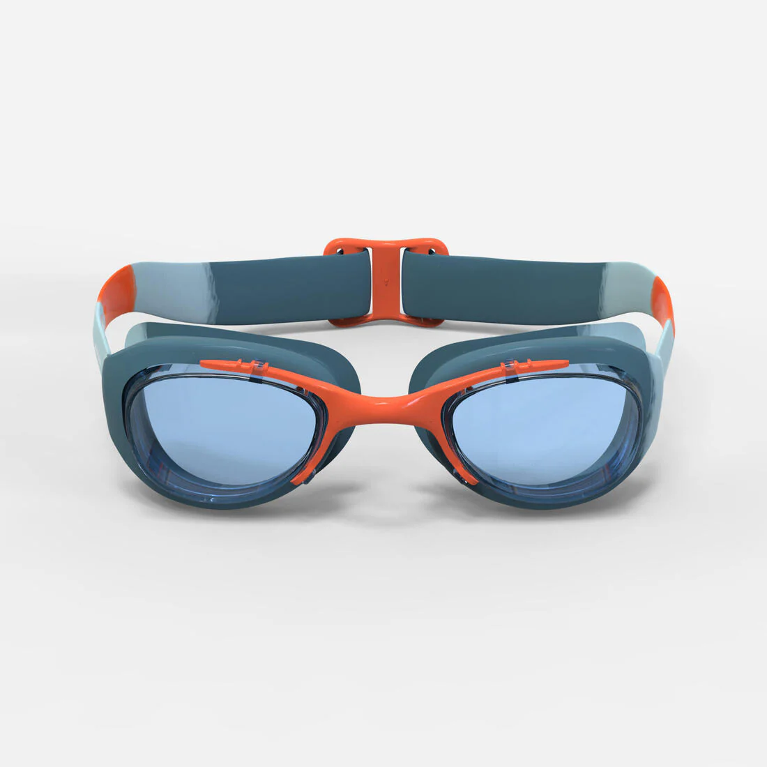 Goggles de natación rosa con azul con cristales tintados azules para niños Xbase - Image 5