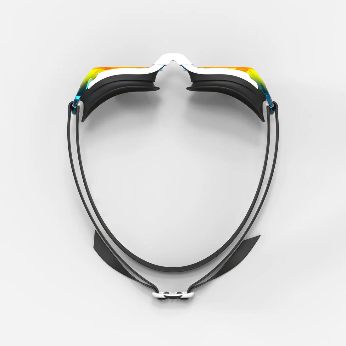 Goggles Natación Bfit Negro Blanco Cristales Ahumados - Image 13