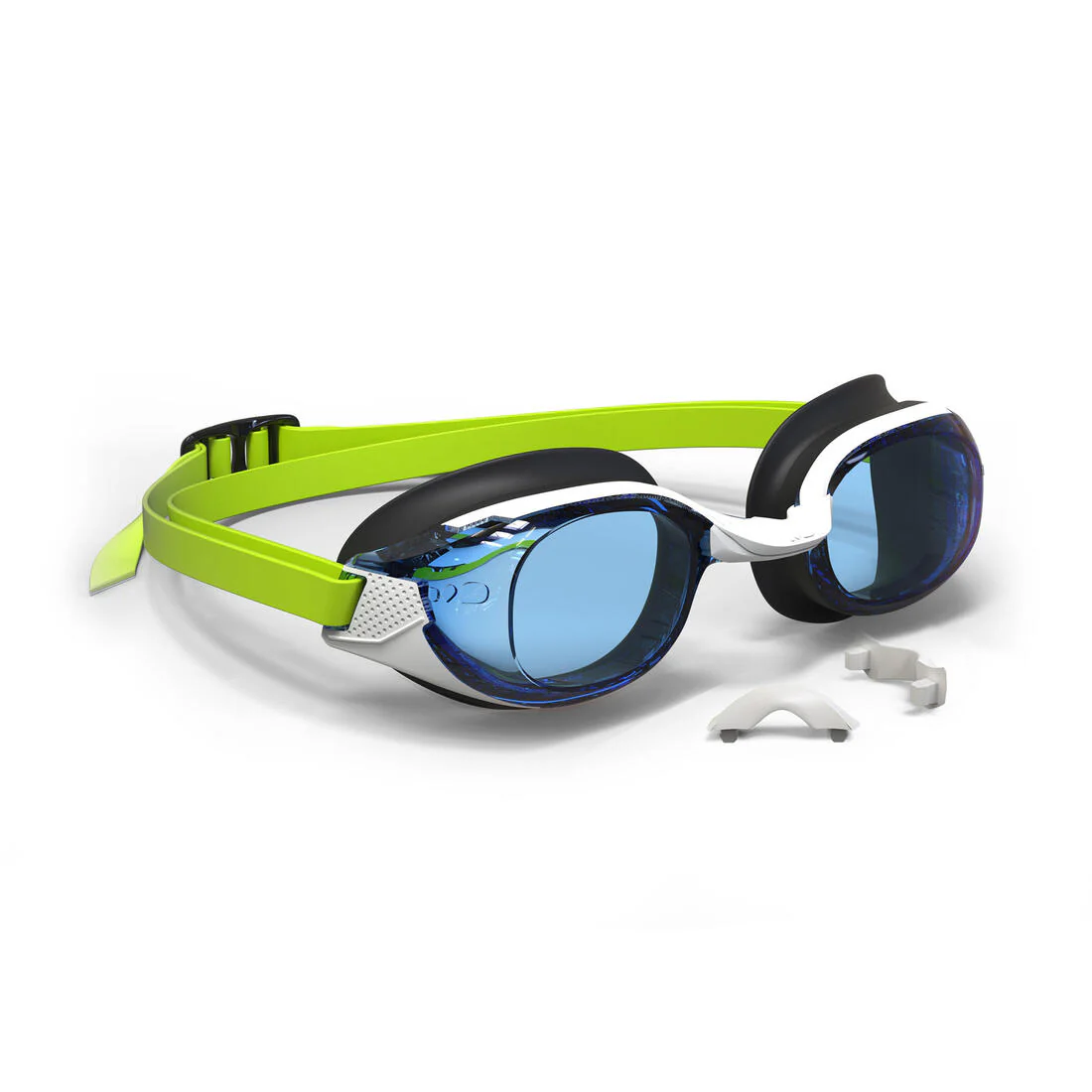 Goggles Natación Bfit Negro Blanco Cristales Ahumados - Image 22