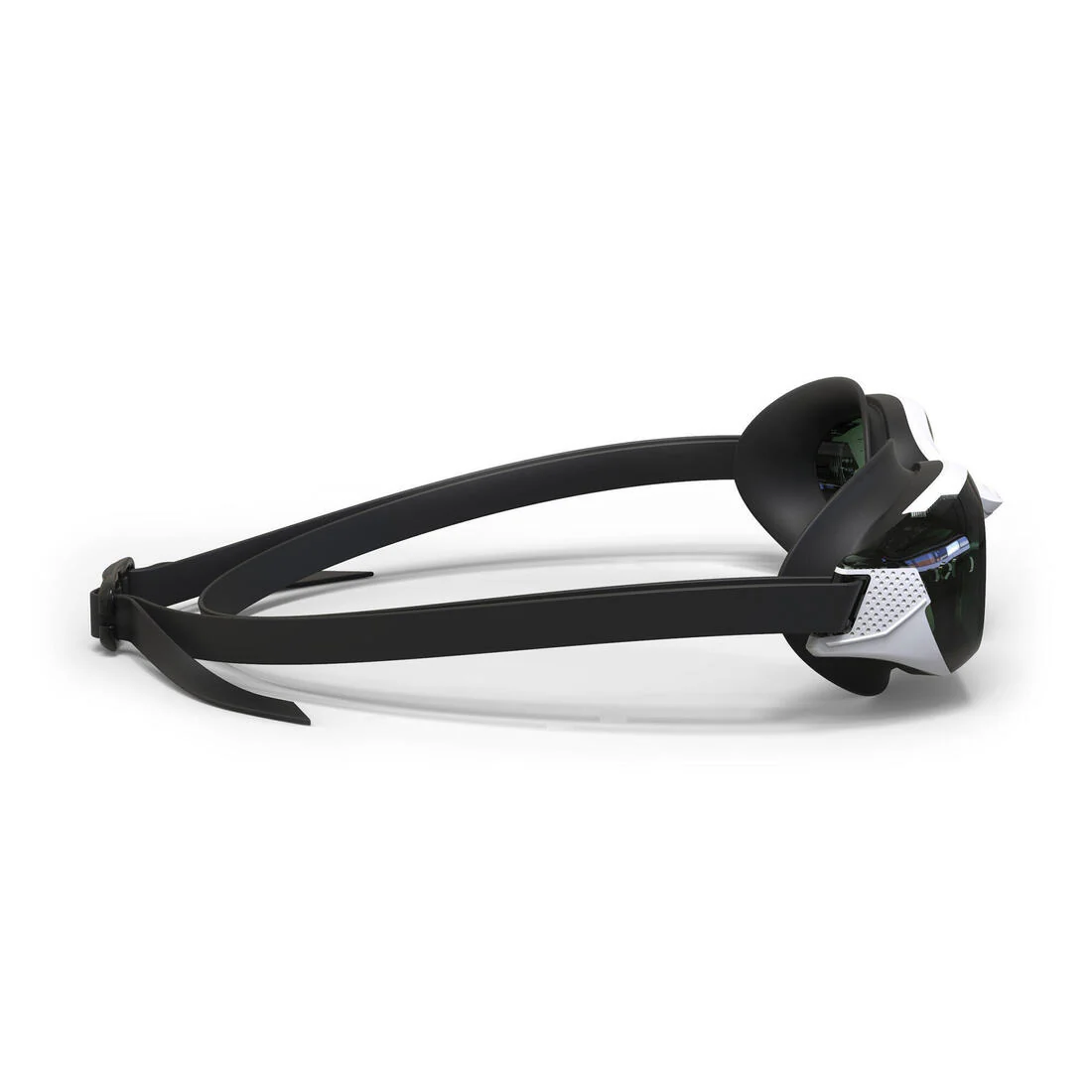 Goggles Natación Bfit Negro Blanco Cristales Ahumados - Image 6