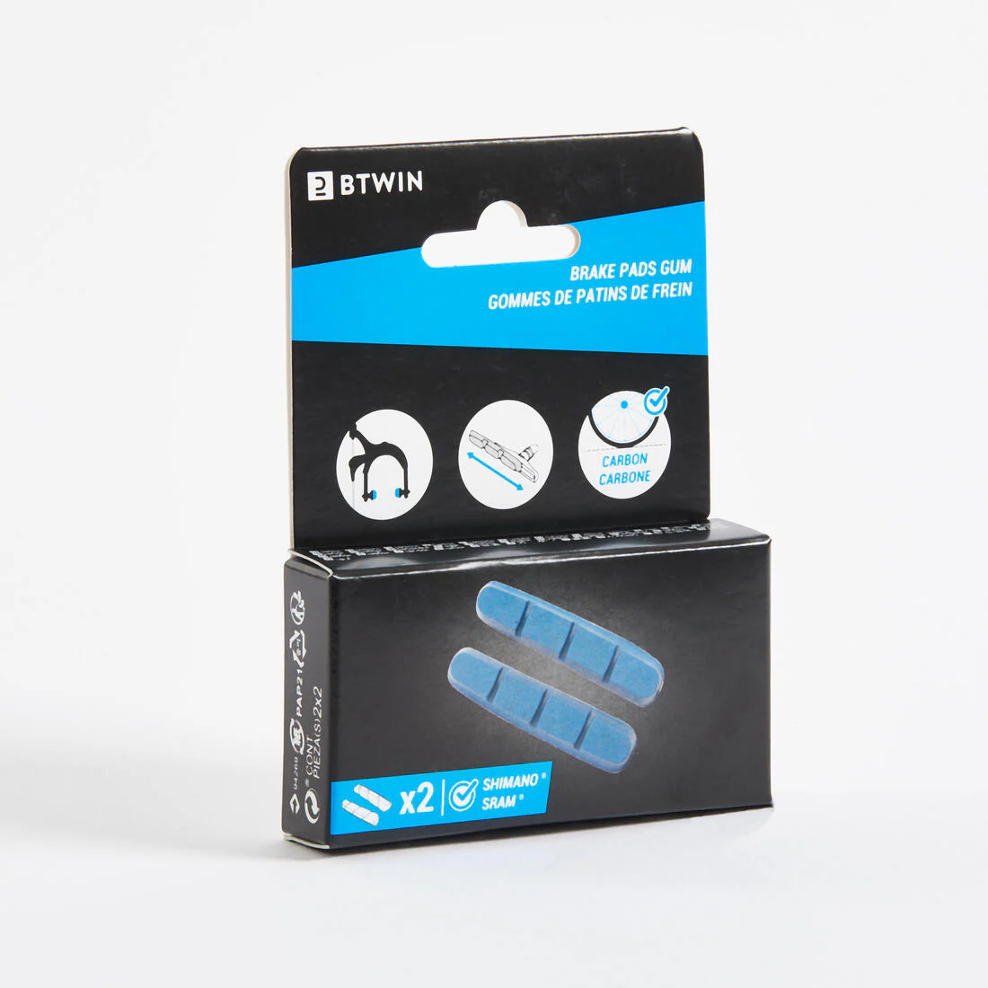 Gomas de zapata de freno de carbono Shimano - Image 3