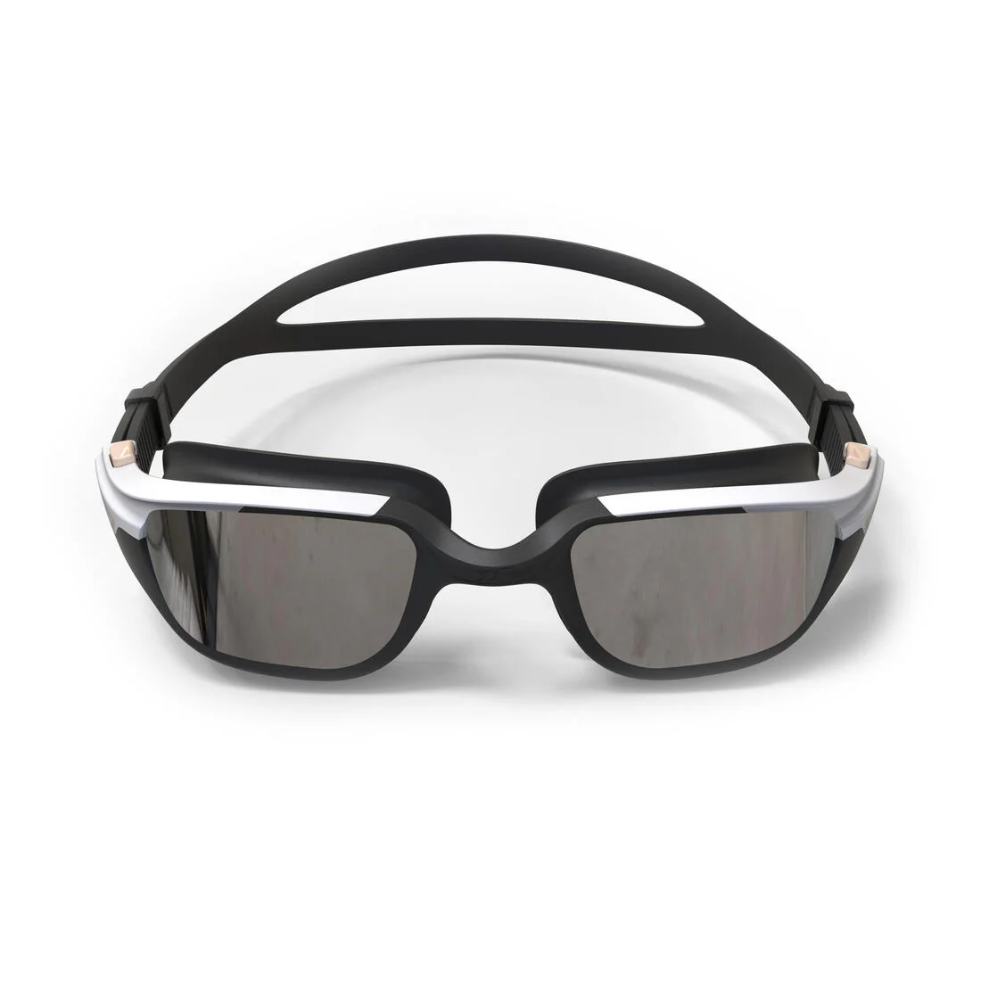 Googles Natación Spirit Negro Beige Blanco Cristales Espejo Talla Grande - Image 3