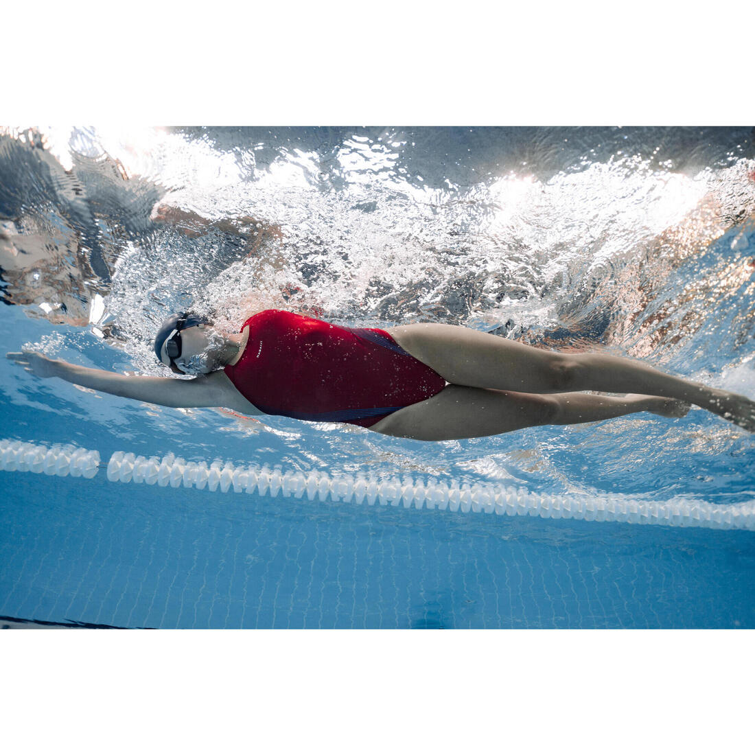 Googles Natación Spirit Negro Beige Blanco Cristales Espejo Talla Grande - Image 6