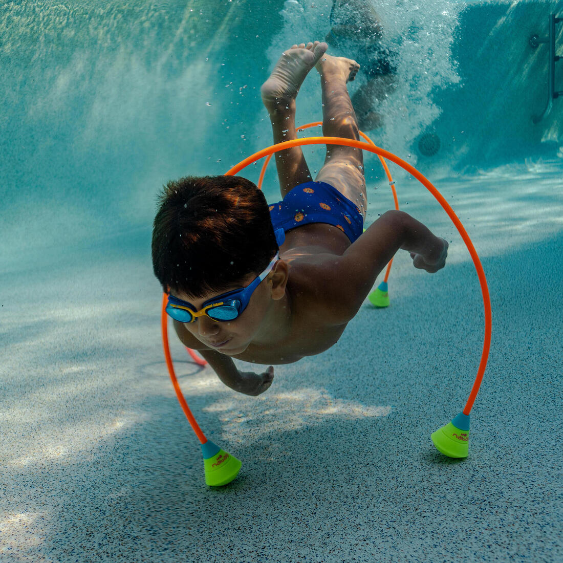 Googles Natación Xbase Niños Turquesa Cristales Tintados - Image 4