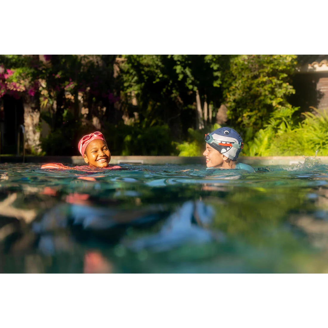 Gorra de natación de punto y tela lisa talla CH - Image 22