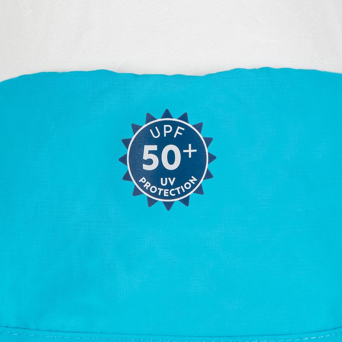 Gorra de natación para bebé anti-UV azul - Image 2