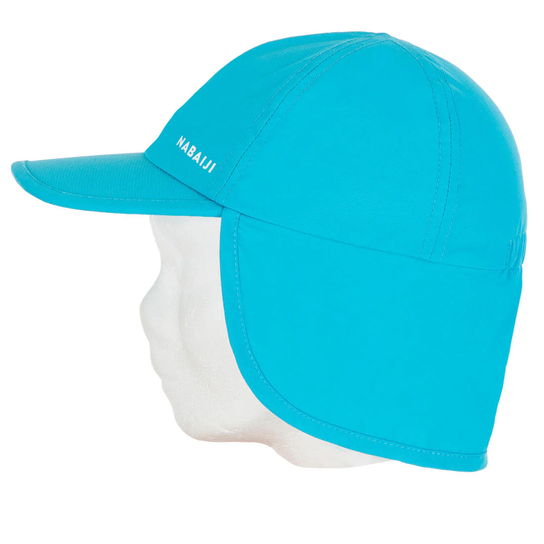 Gorra de natación para bebé anti-UV azul - Image 4