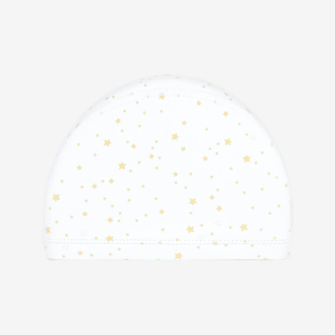 Gorro de natación de punto revestido talla CH blanca con estampado Star