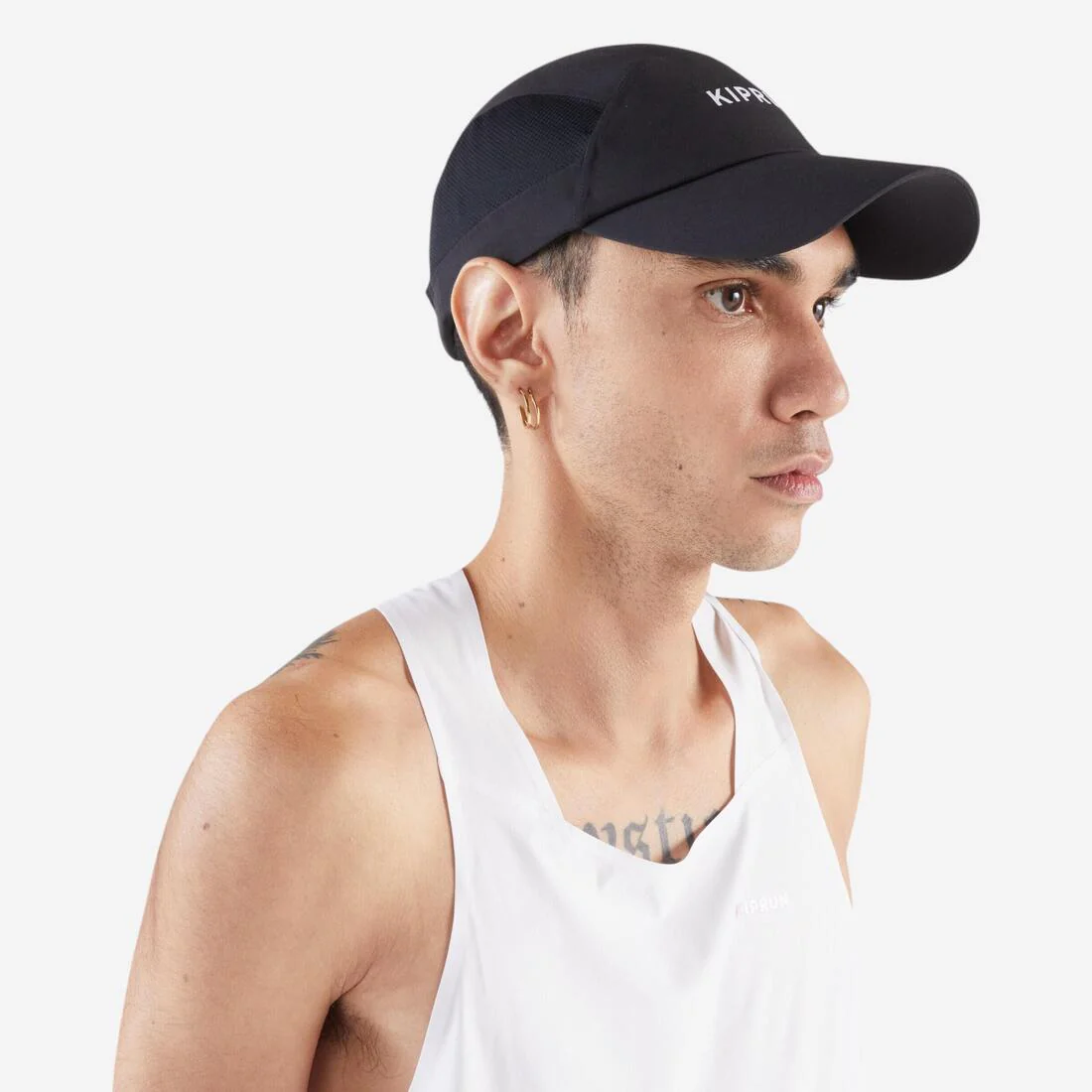 Gorra de running blanca unisex Kiprun V2