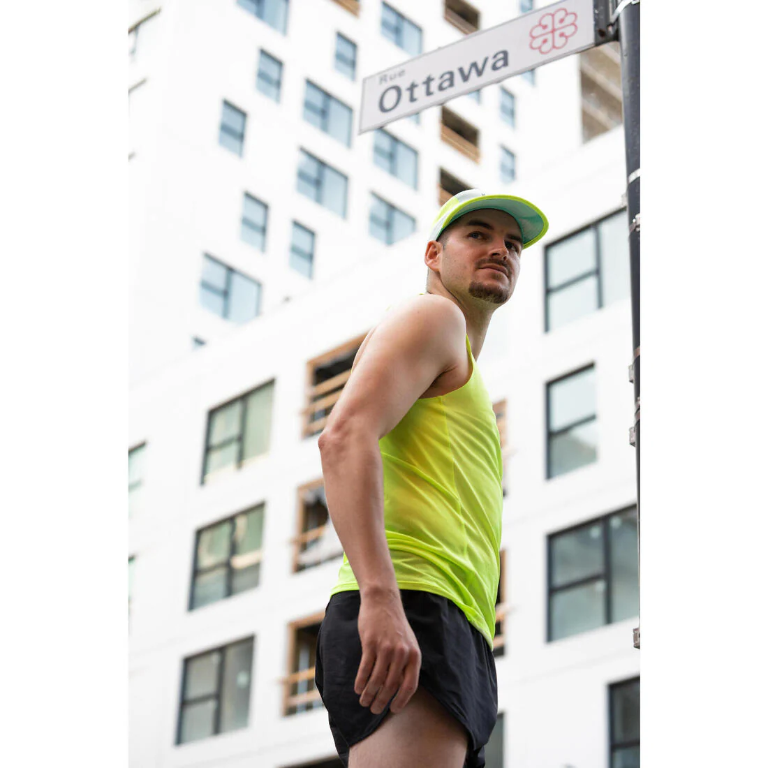 Gorra de running turquesa con violeta unisex Kiprun - Image 35