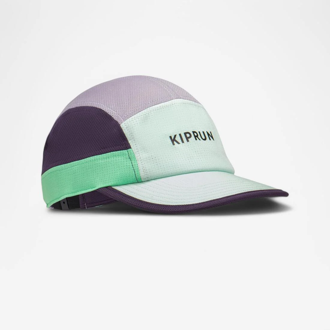 Gorra de running turquesa con violeta unisex Kiprun - Image 4