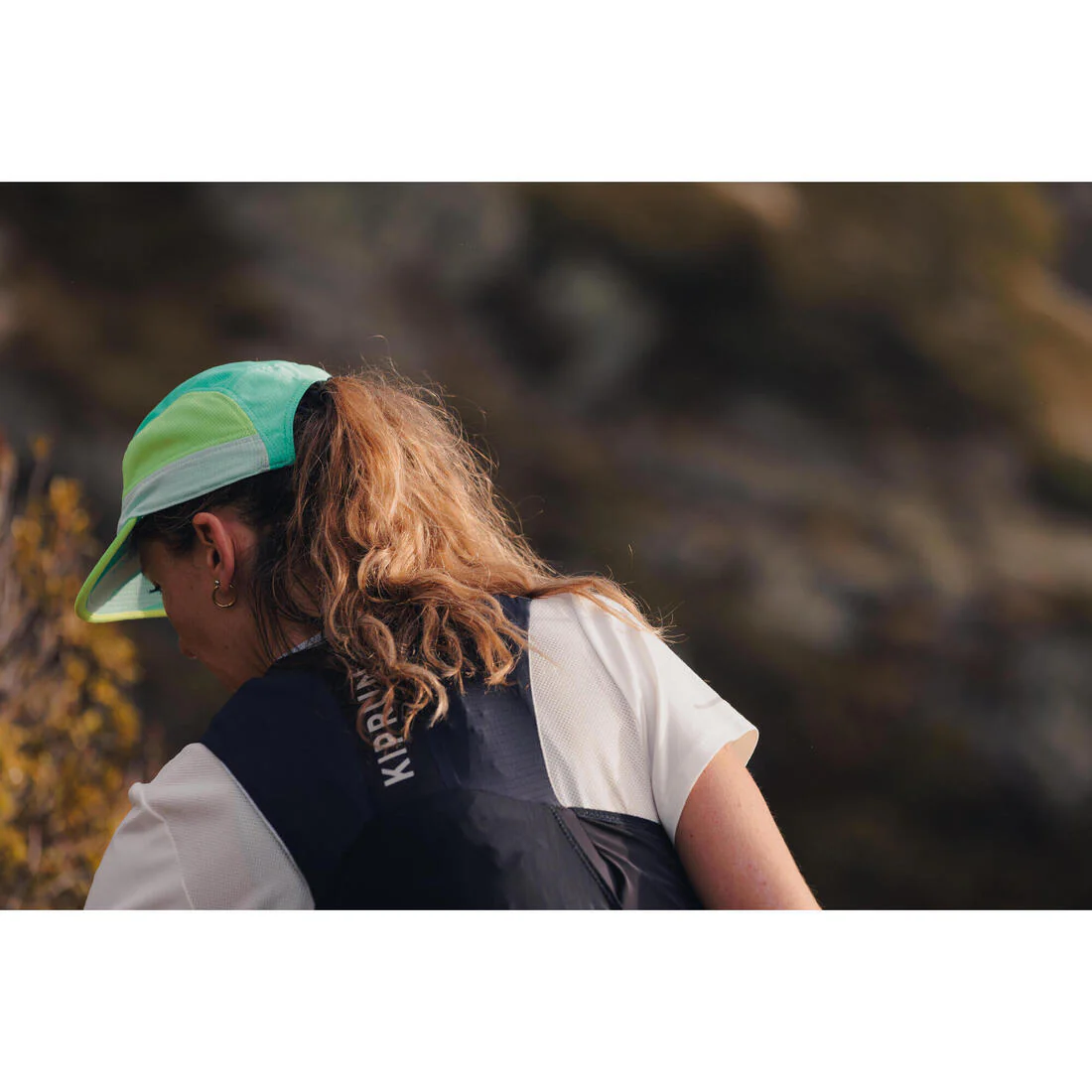 Gorra de running turquesa con violeta unisex Kiprun - Image 42