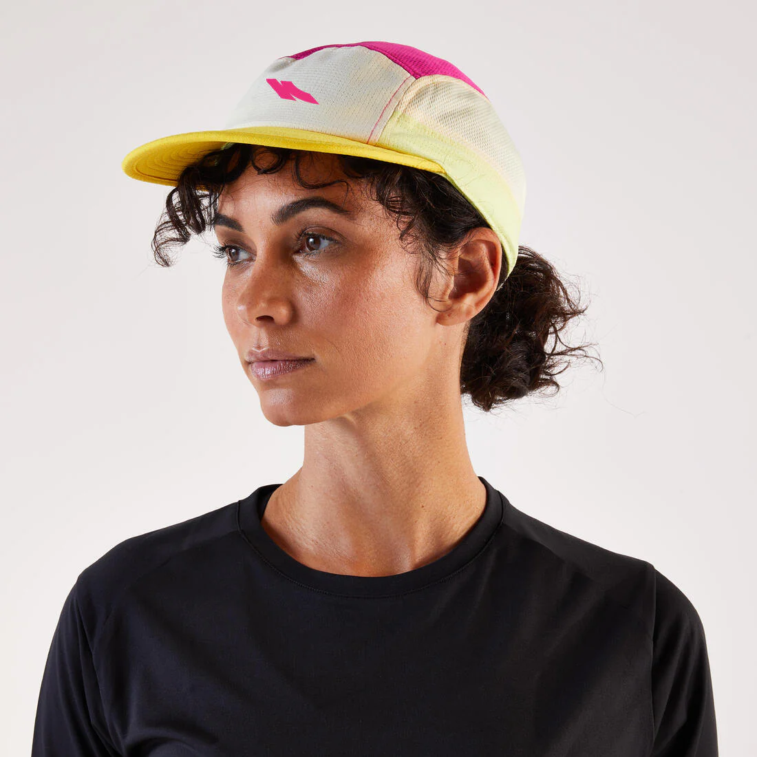 Gorra de running turquesa con violeta unisex Kiprun - Image 5