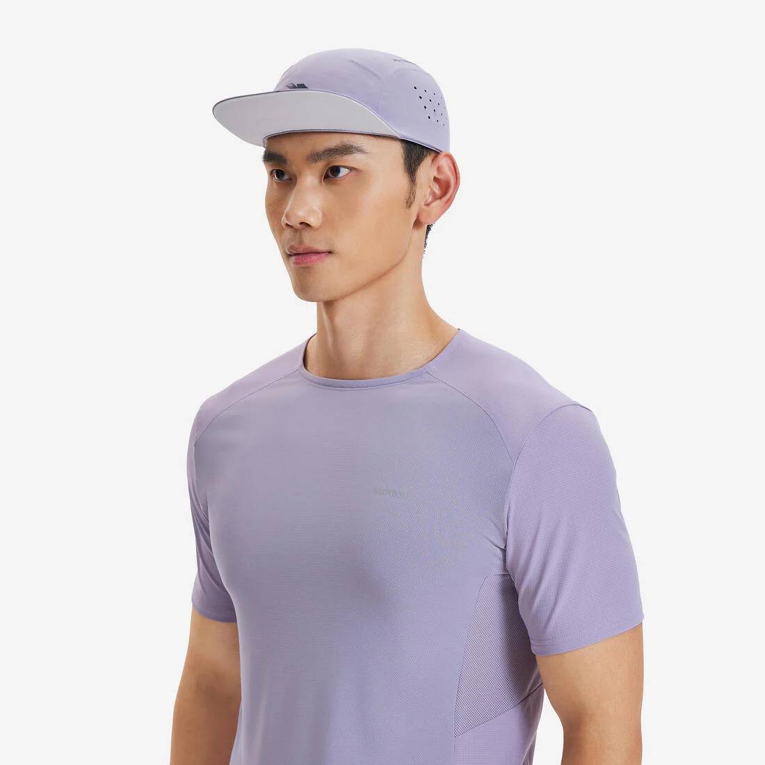 Gorra de running ultraligera violeta con lila unisex Kiprun - Image 2