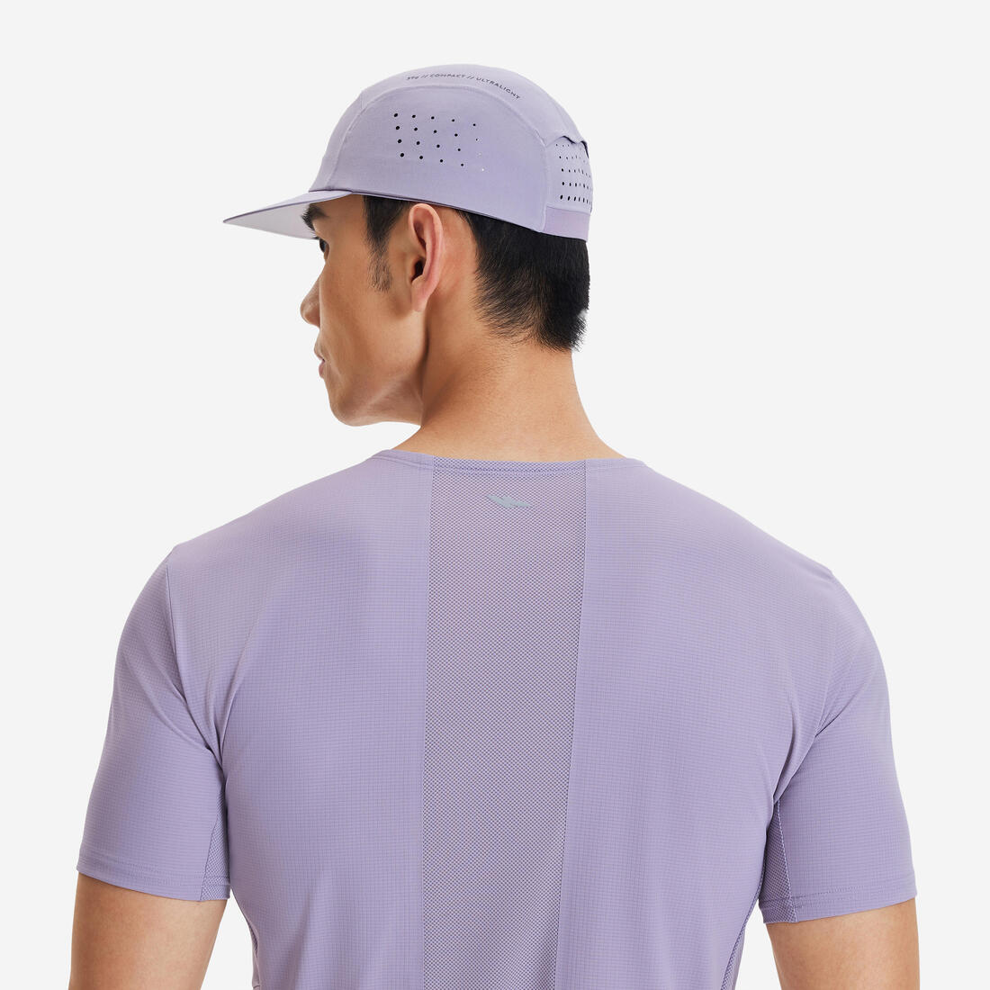 Gorra de running ultraligera violeta con lila unisex Kiprun - Image 3