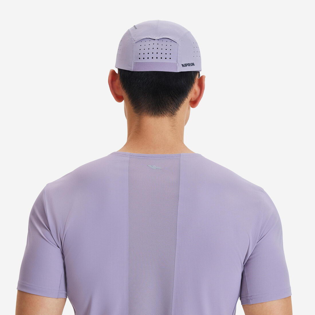 Gorra de running ultraligera violeta con lila unisex Kiprun - Image 4