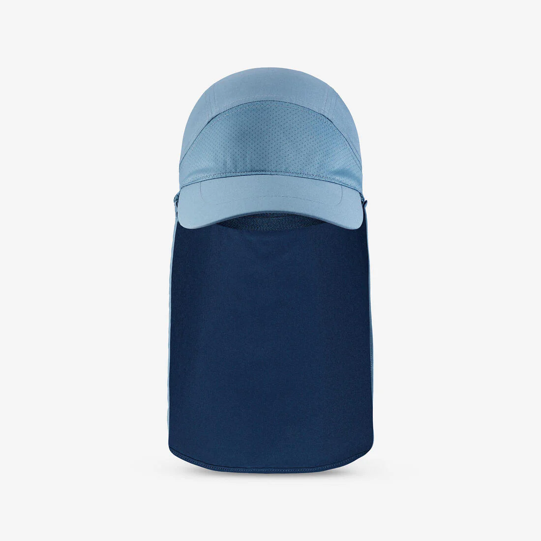 Gorra de senderismo de nuca larga azul para niños de 7 a 15 años MH900 - Image 6