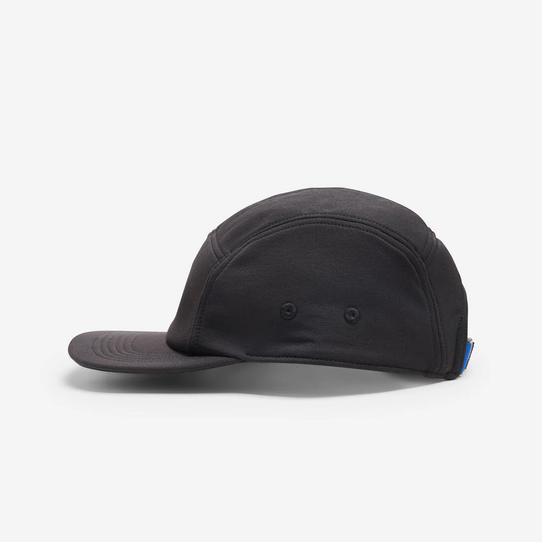 Gorra deportiva de 5 paneles con visera plana negra - Image 11