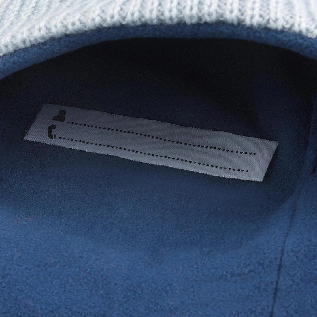 Gorro bebé de esquí/trineo - WARM gris y azul - Image 11