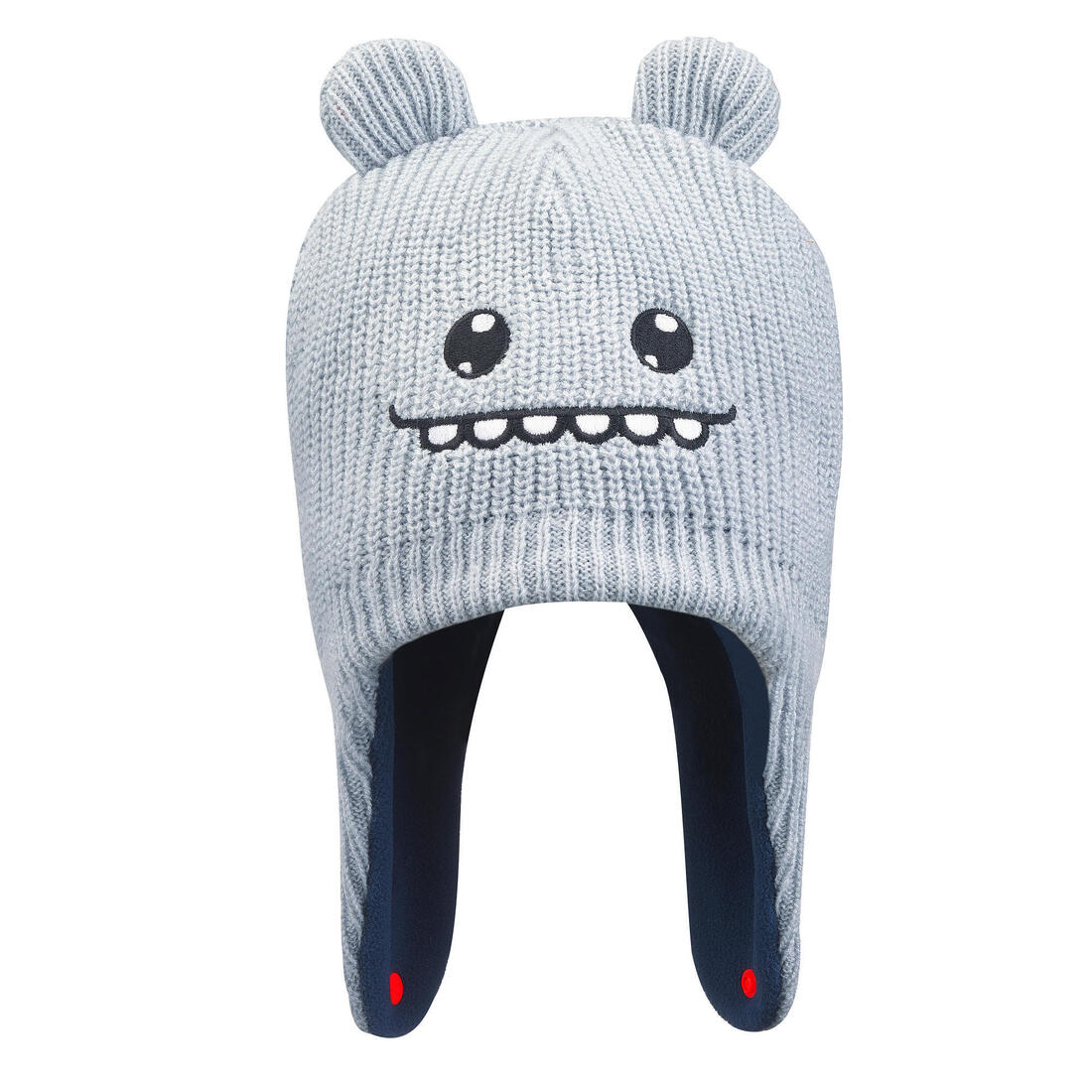 Gorro bebé de esquí/trineo - WARM gris y azul - Image 4