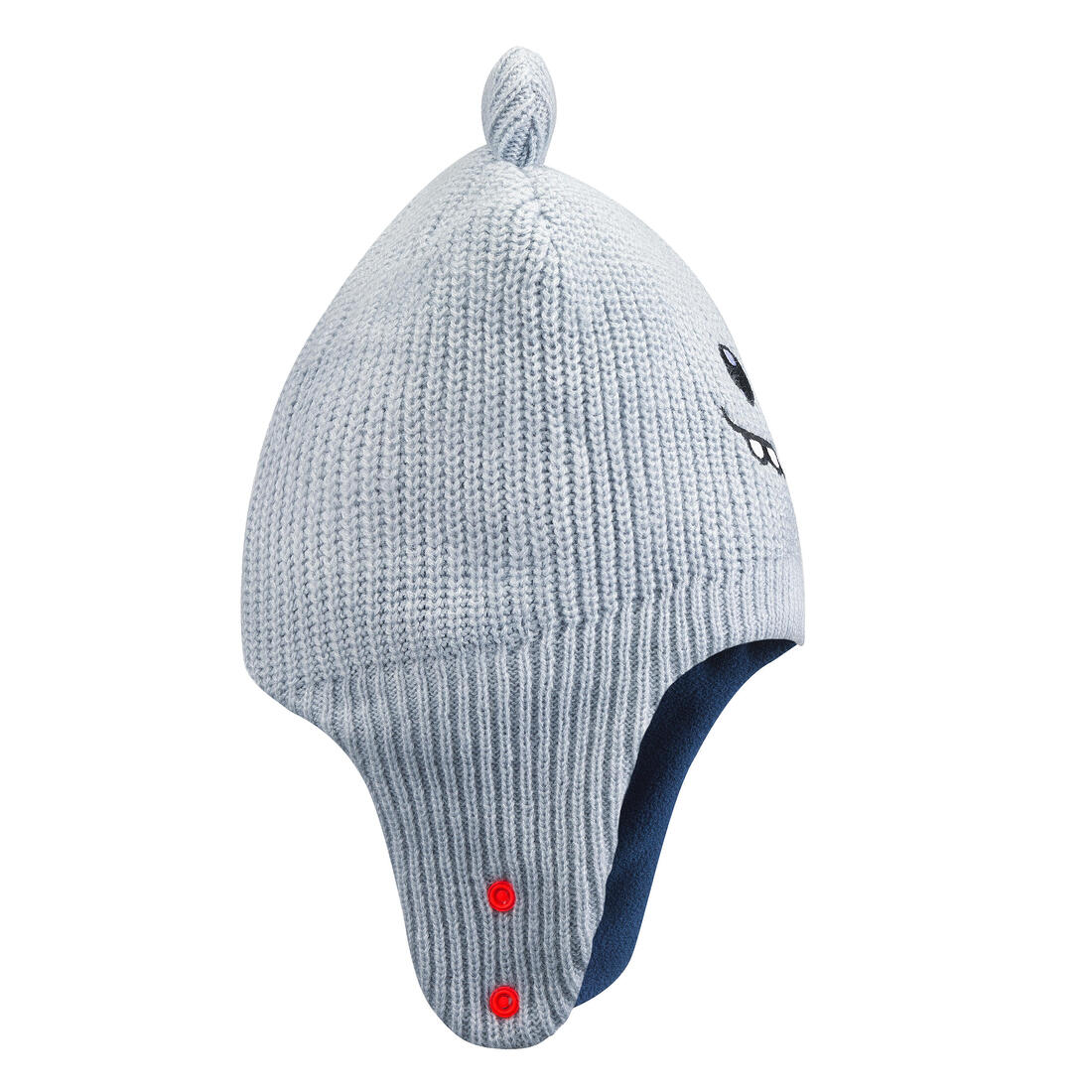 Gorro bebé de esquí/trineo - WARM gris y azul - Image 6