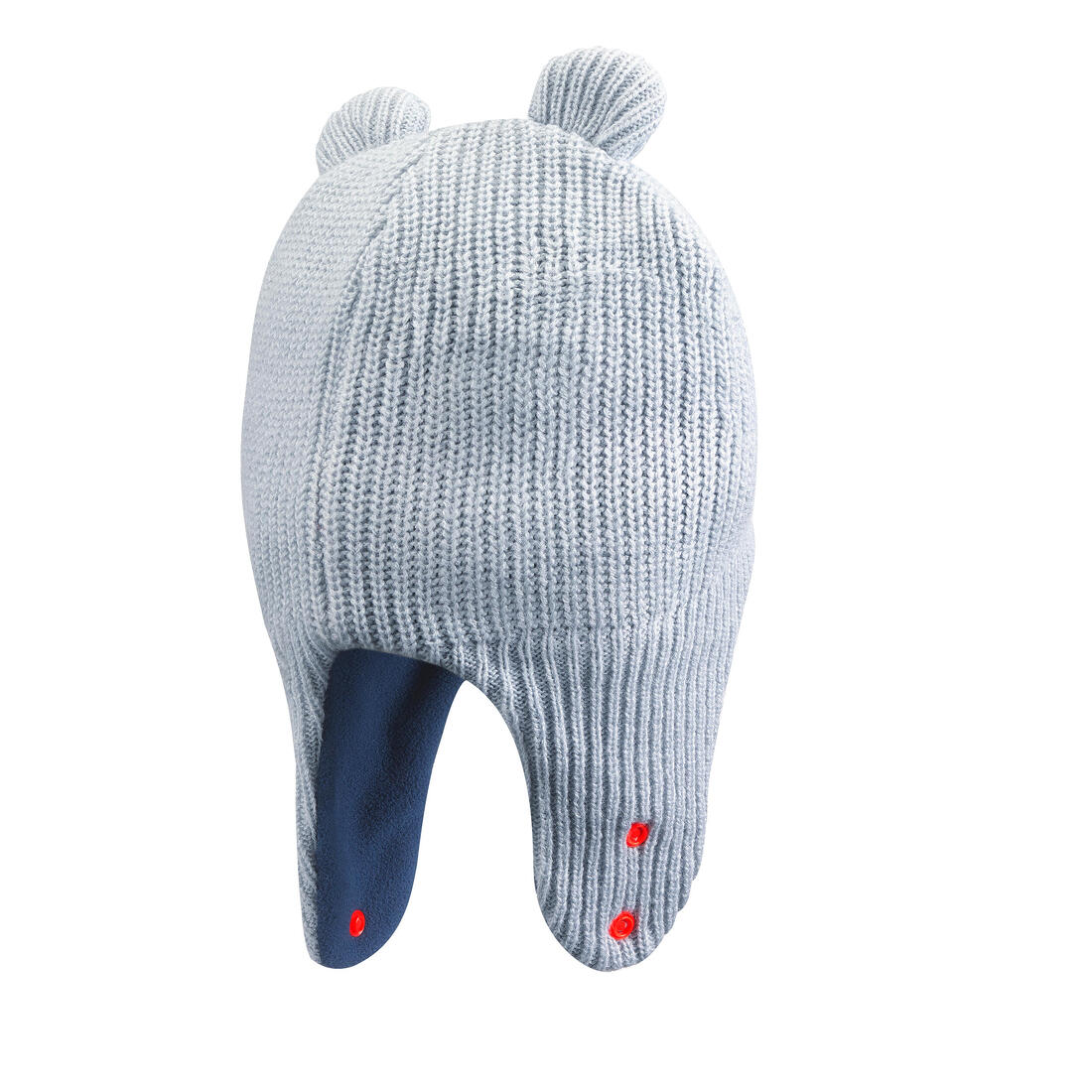 Gorro bebé de esquí/trineo - WARM gris y azul - Image 7