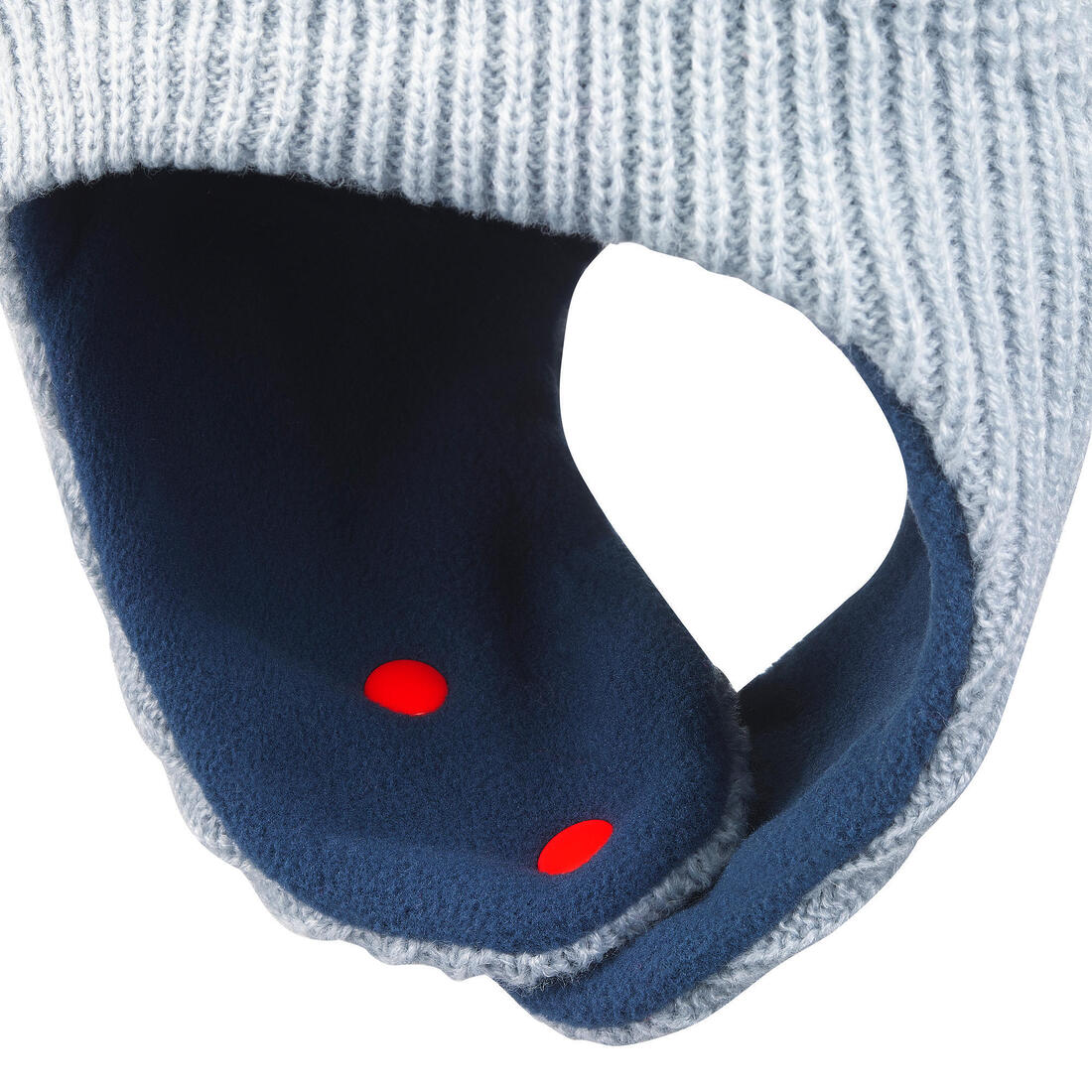 Gorro bebé de esquí/trineo - WARM gris y azul - Image 9