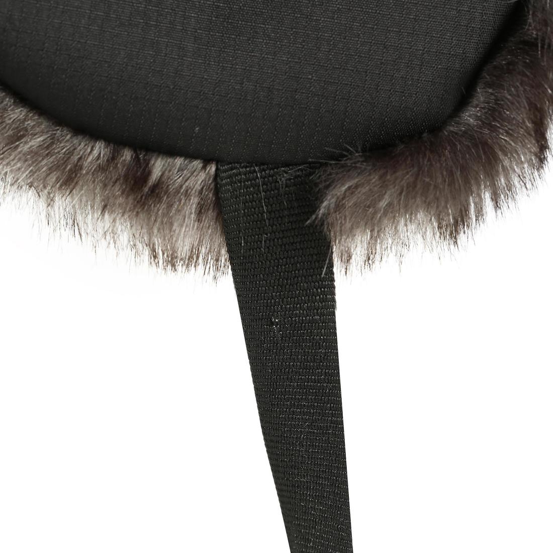 GORRO CON OREJERAS DE ESQUÍ ADULTO - FIRSTHEAT - NEGRO - Image 5