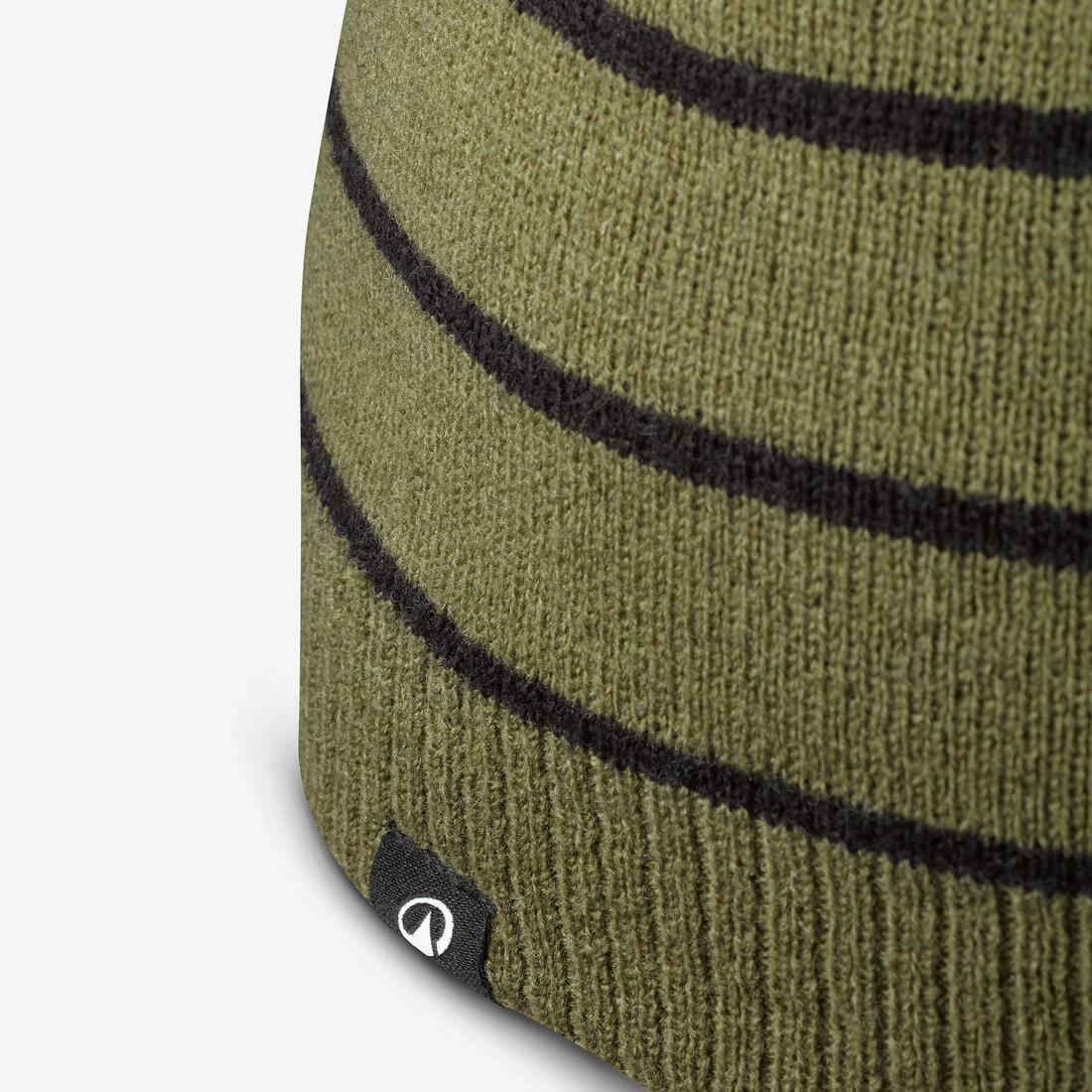 Gorro de esquí caqui con negro para adulto Simple 100 - Image 2