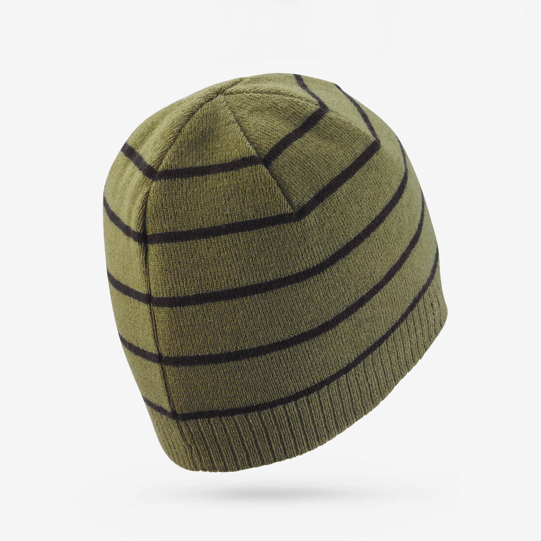 Gorro de esquí caqui con negro para adulto Simple 100 - Image 3