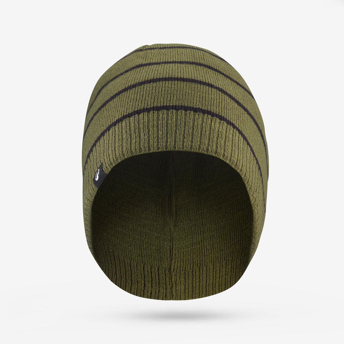 Gorro de esquí caqui con negro para adulto Simple 100 - Image 4