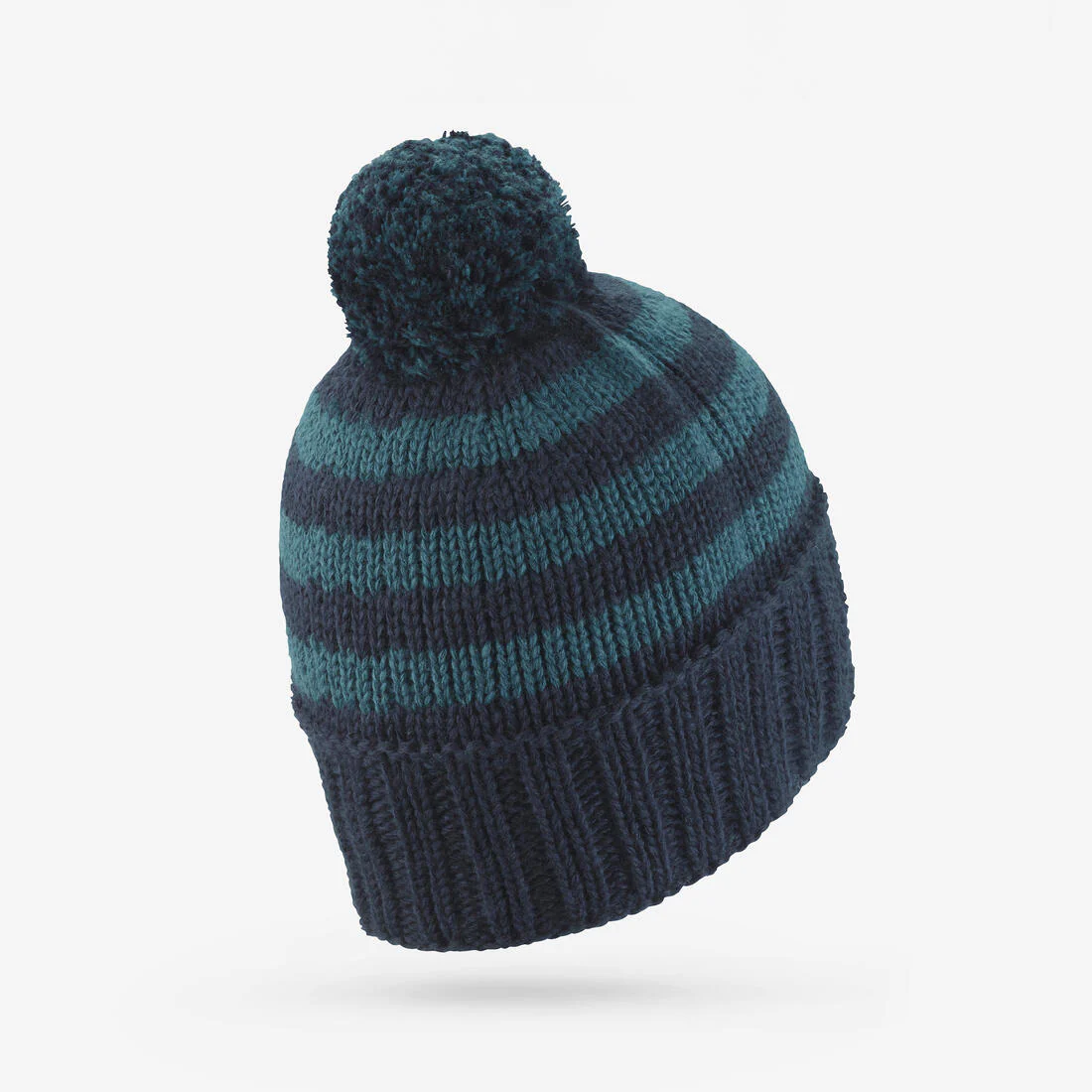 Gorro de esquí con borla negro con azul para adulto Grand Nord 500 - Image 3