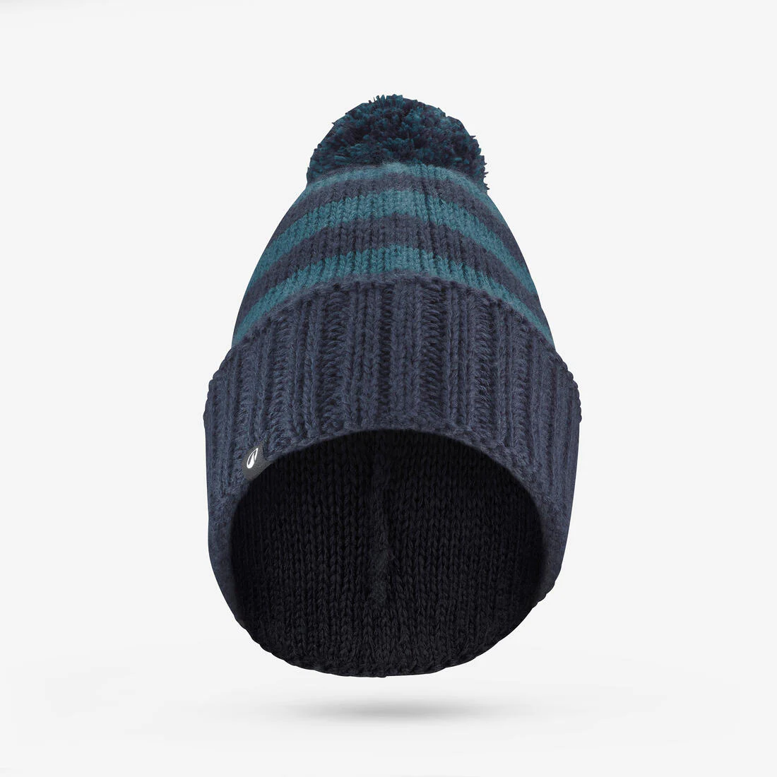 Gorro de esquí con borla negro con azul para adulto Grand Nord 500 - Image 4