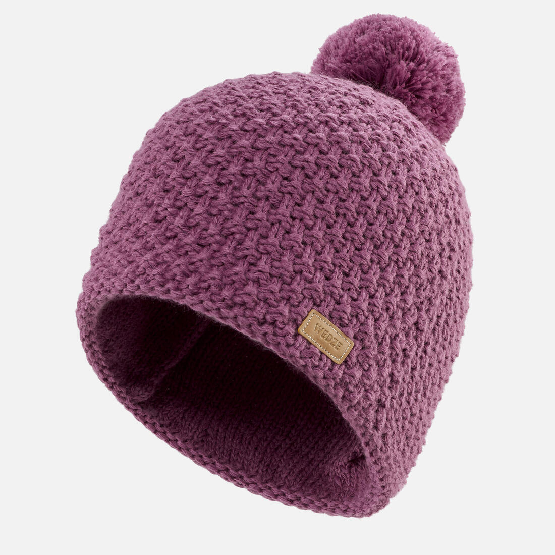 Gorro de esquí hecho en Francia violeta para adulto Timeless 500 - Image 3