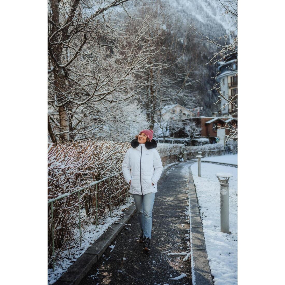 Gorro de esquí hecho en Francia violeta para adulto Timeless 500 - Image 9