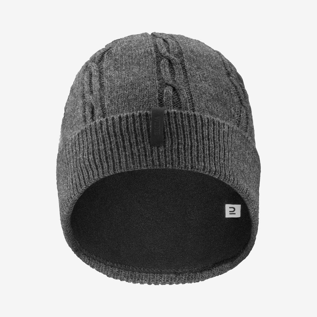 Gorro de lana adulto, TORSADE 900 gris - Image 2
