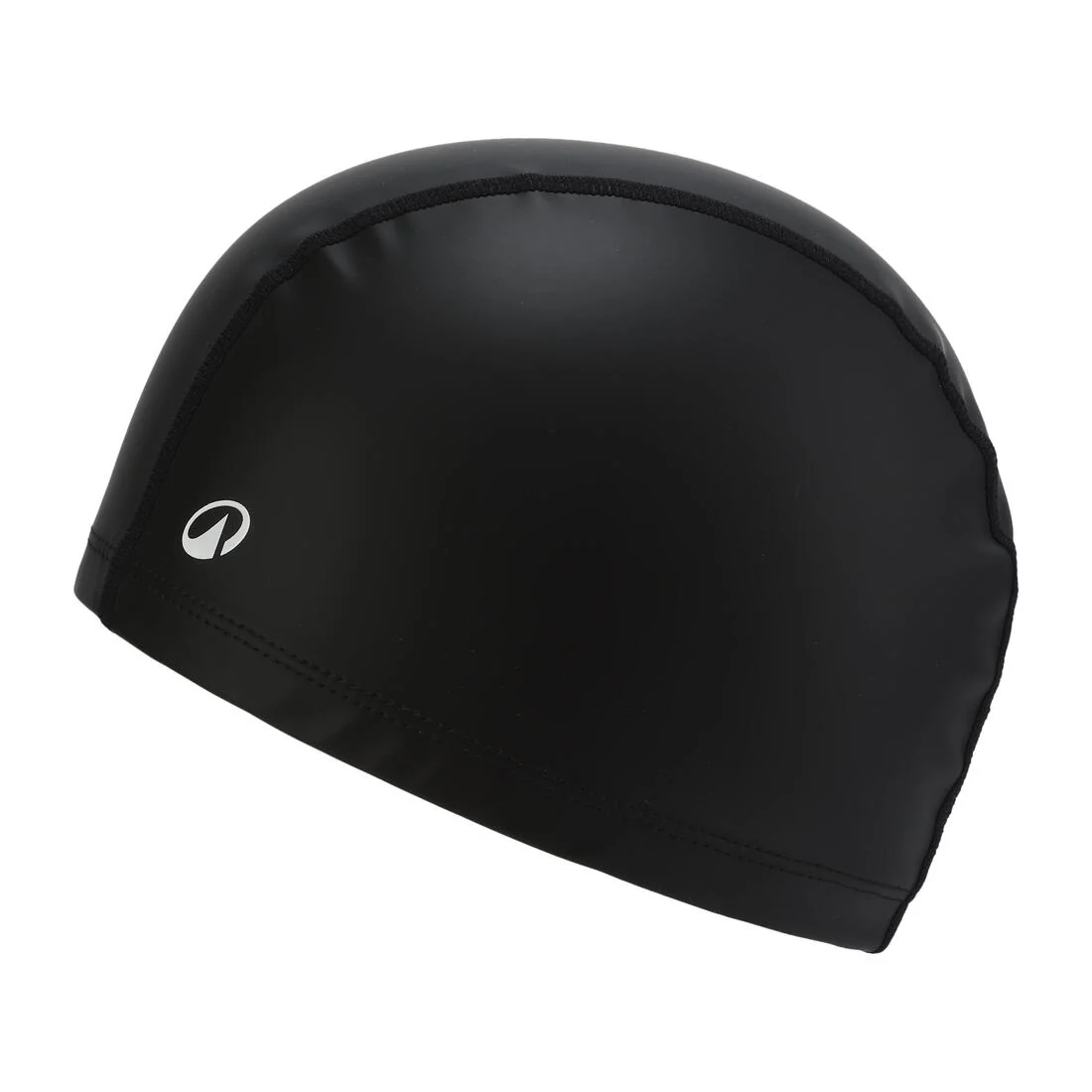 Gorro de natación de punto revestido negro talla G