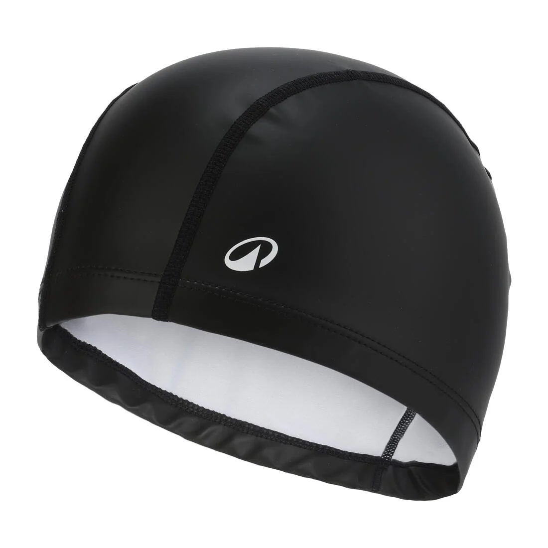 Gorro de natación de punto revestido negro talla G - Image 2