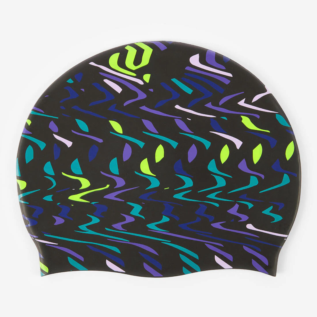 Gorro de natación de silicón negro con verde geol unitalla - Image 17
