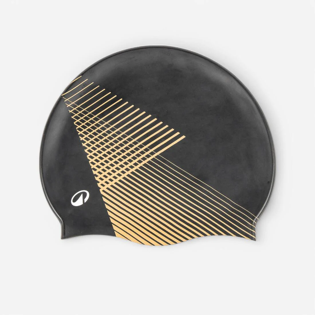 Gorro de natación de silicón negro con verde geol unitalla - Image 6