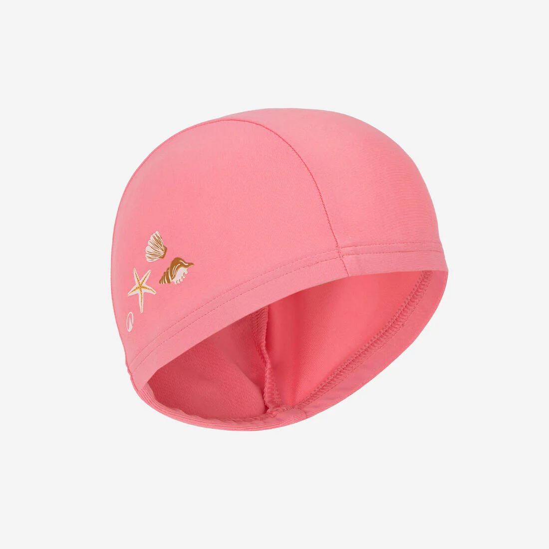 Gorro de natación tejido rosa para bebé Shell